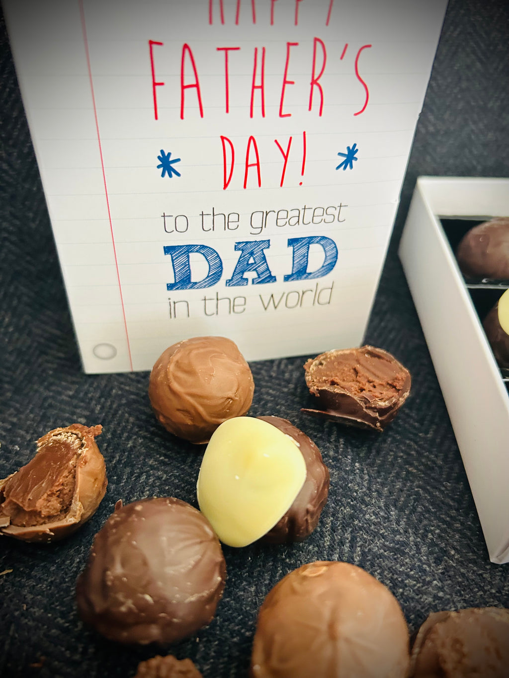 Father's Day gift chocolate box by Lefevre Chocolate